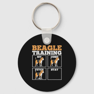 Beagle Dog Training Dog Key Ring