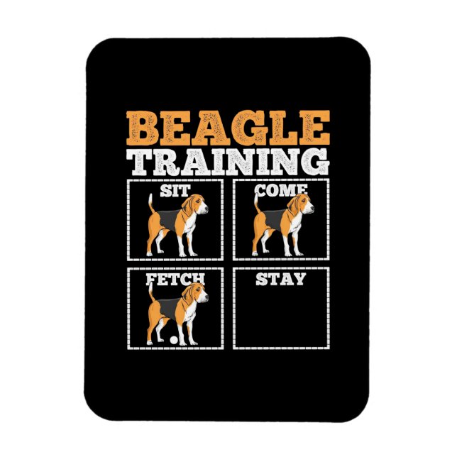 Beagle Dog Training Dog Magnet (Vertical)