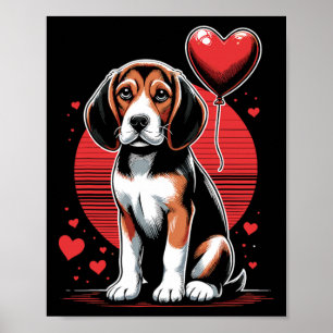 Beagle Dog Valentine's Day Dog Owner Valentine 1 Poster