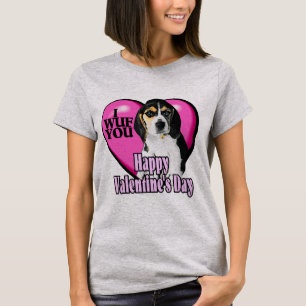 Beagle Dog Valentines Day T-shirt