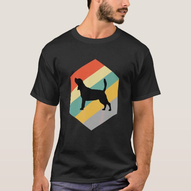 Beagle Dog Vintage Design T-Shirt (Front)
