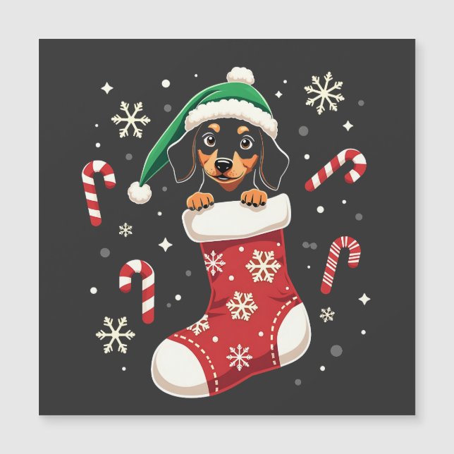 Beagle Dog Wearing Santa Hat Christmas Lovers (Front)