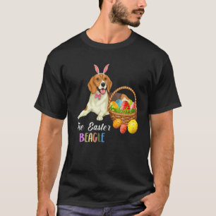 Beagle Dogs Bunny Easter Egg Hunt Happy Easter Day T-Shirt