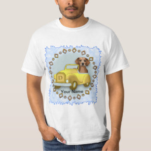 Beagle Driving Car T-Shirt