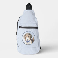 Beagle English Painting Tri Tricolor Cute Dog Art