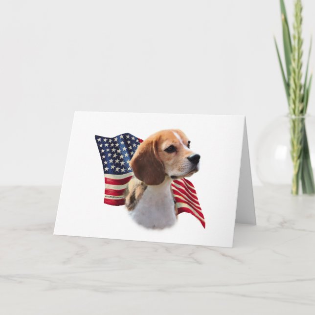 Beagle Flag Card (Front)