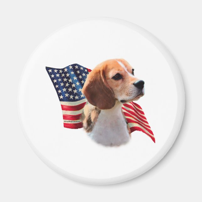 Beagle Flag Magnet (Front)
