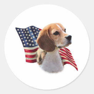 Beagle Flag - Sticker