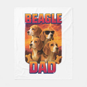 Beagle fleece blanket
