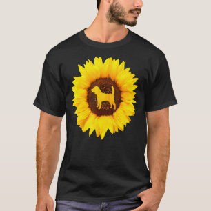 Beagle For Women Men Puppy Dog Pet Sunflower T-Shirt