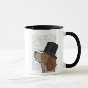Beagle, Formal Hound and Hat Mug