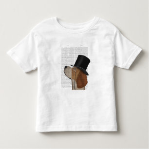Beagle, Formal Hound and Hat Toddler T-Shirt