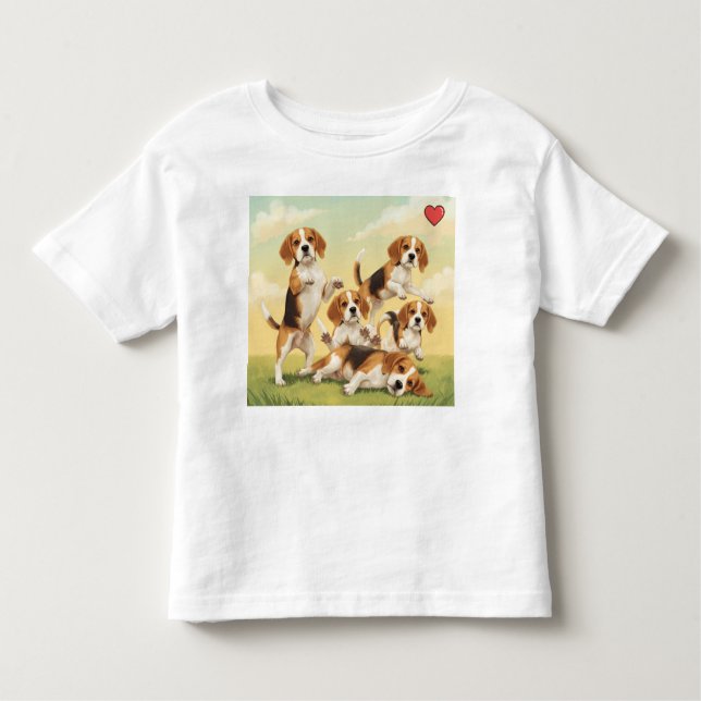 Beagle Fun T-Shirt! Toddler T-Shirt (Front)