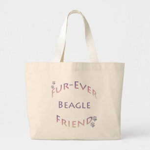 Beagle Furever Large Tote Bag
