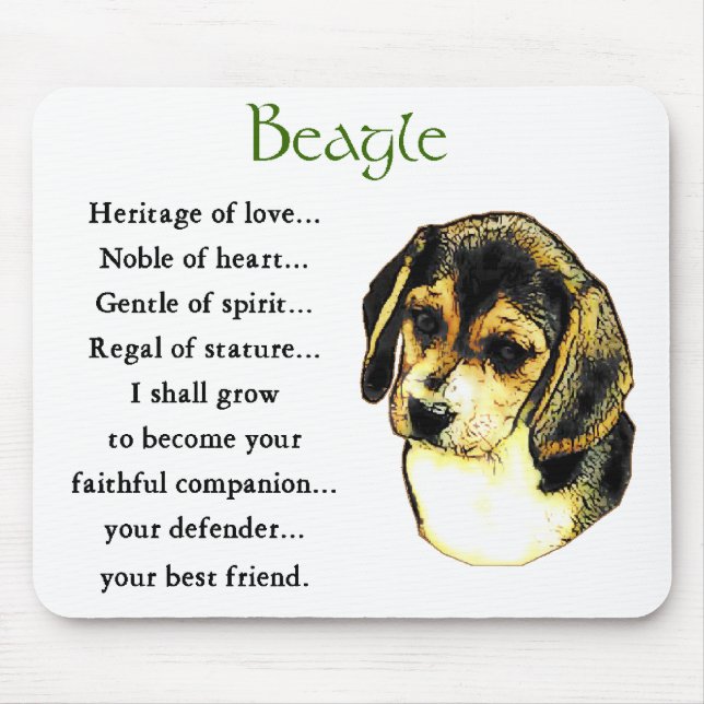 Beagle Gifts Mouse Pad (Front)