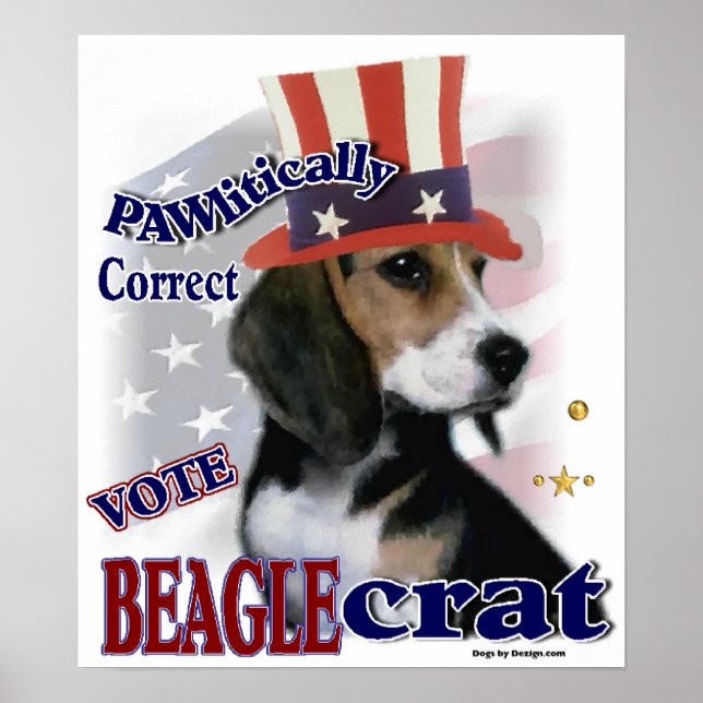 Beagle Gifts Poster (Front)