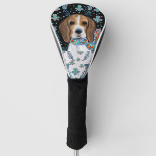 Beagle golf head cover