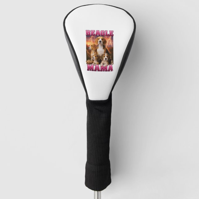 Beagle Golf Head Cover (Front)