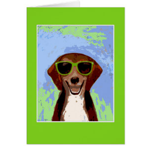 Beagle - green frame