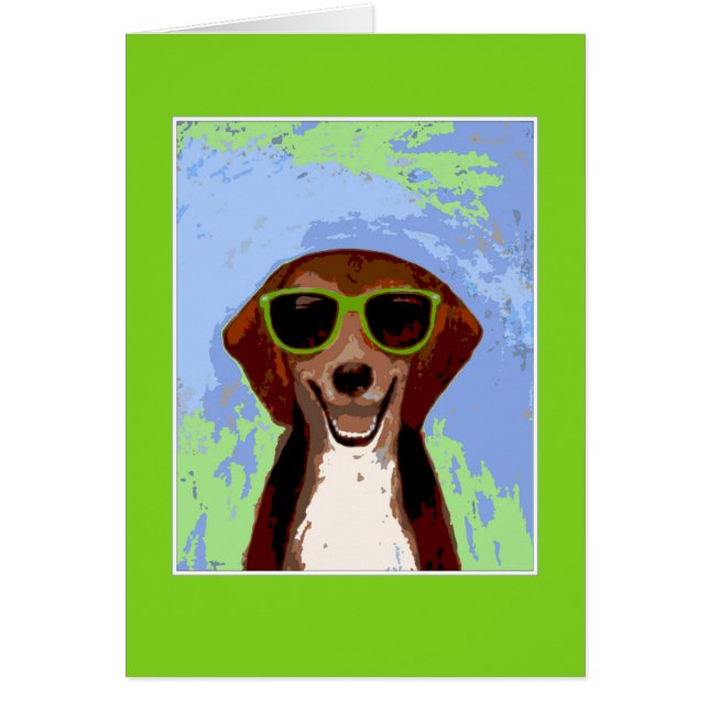 Beagle - green frame (Front)