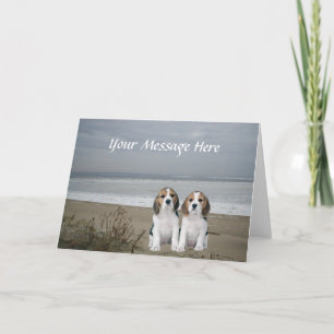 Beagle Greeting Card