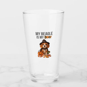 Beagle Halloween Costume  My Beagle is My Boo Dog  Glass