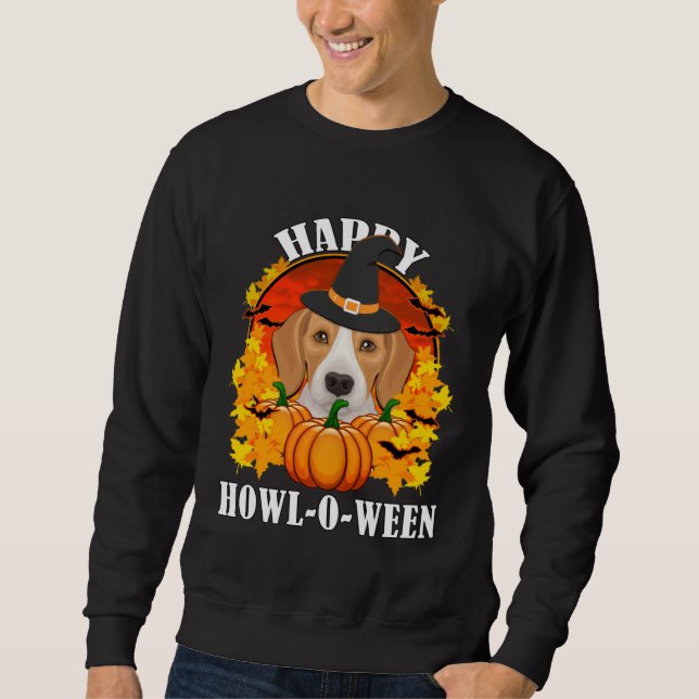 Beagle Halloween  For Dog  Men Women Kids Sweatshirt (Front)