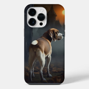 Beagle Halloween Scary iPhone 14 Pro Max Case