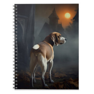 Beagle Halloween Scary  Notebook