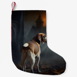 Beagle Halloween Scary  Small Christmas Stocking