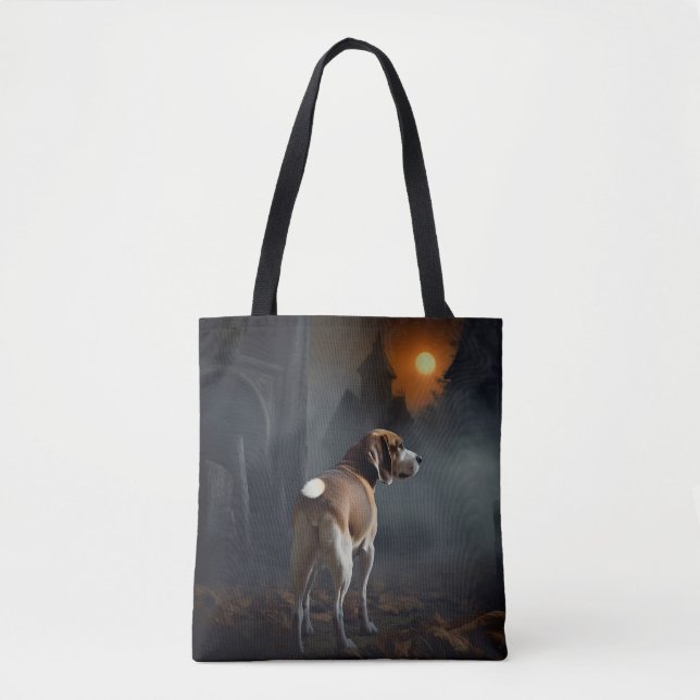Beagle Halloween Scary  Tote Bag (Front)