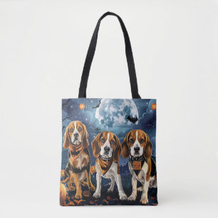 Beagle Halloween Spooky Tote Bag