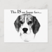 Beagle Happy Face