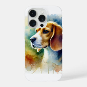 Beagle Harrier Dog 010824AREF102 - Watercolor iPhone 15 Pro Case