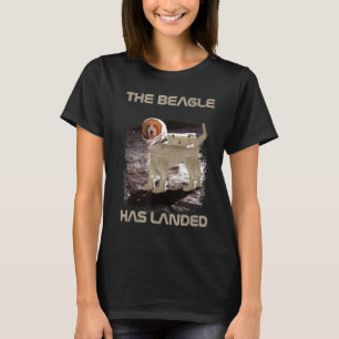 Beagle Has Landed Dog Moon Landing T-Shirt