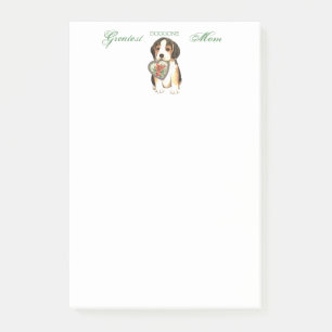 Beagle Heart Mum Post-it Notes