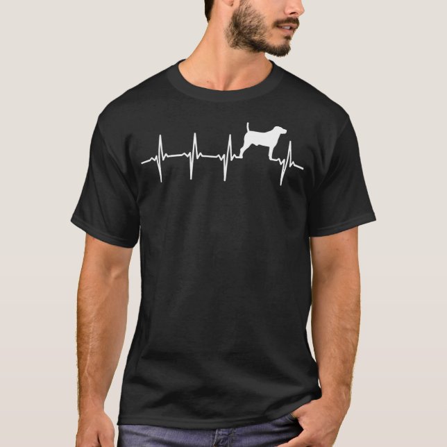 Beagle Heartbeat Beagle T-Shirt (Front)