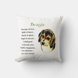 Beagle Heritage of Love Cushion