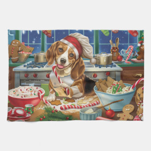 Beagle Holiday Baking: Festive Christmas Tea Towel