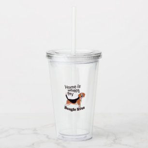 Beagle Home Acrylic Tumbler