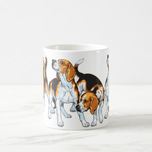beagle hound coffee mug