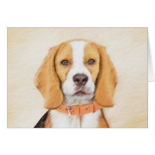 Beagle Hound Dog Painting Original Animal Art
