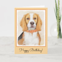 Beagle Hound Dog Painting Original Animal Art