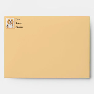 Beagle Hound Dog Painting Original Animal Art Envelope