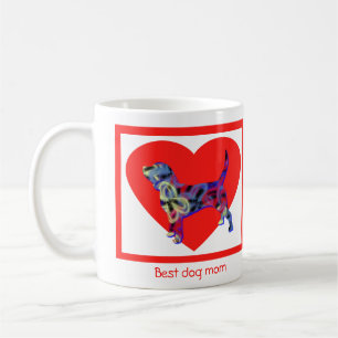 Beagle Hound Dog Red Valentine’s Day Coffee Mug