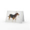 Beagle Hound Hunting In Snow Greeting Card Cooper