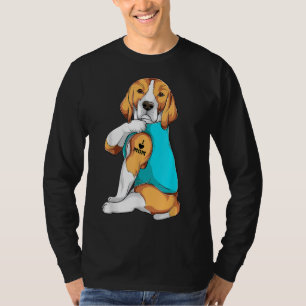 Beagle I Love Mum Apparel, Dog Mum Gifts Womens T-Shirt