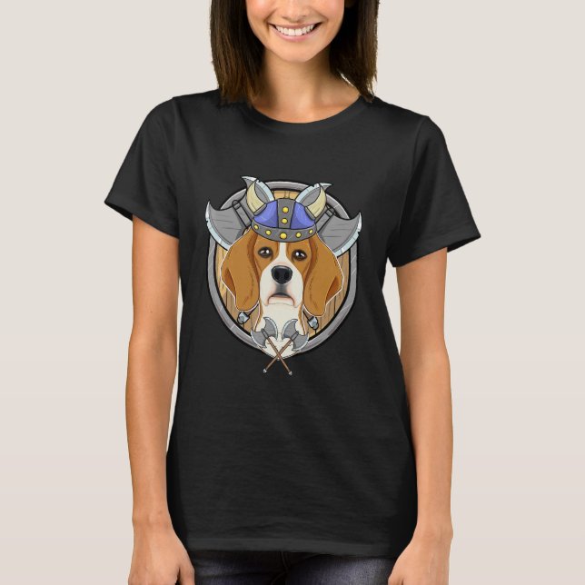 Beagle I Valhalla I Viking T-Shirt (Front)