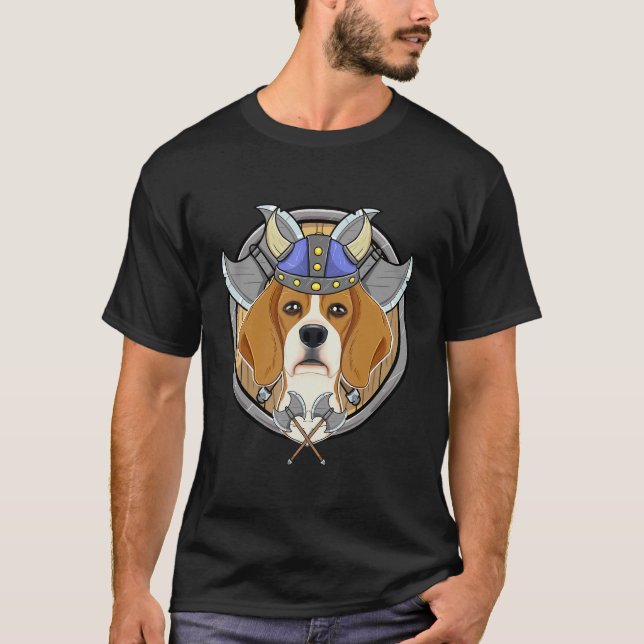 Beagle I Valhalla I Viking T-Shirt (Front)