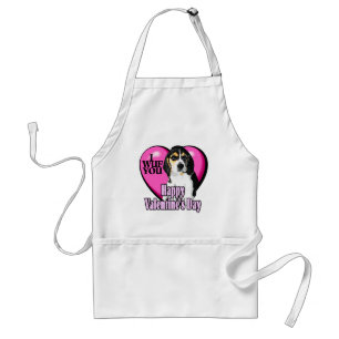 Beagle I Wuf You Standard Apron
